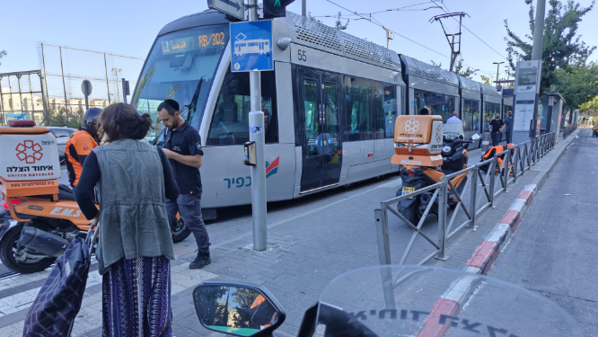 זירת התאונה הקשה ברחוב הרצל