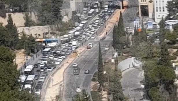 פקקים בשכונת רמות