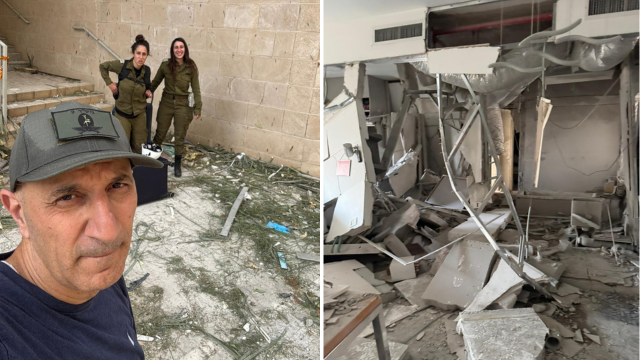 אחת הדירות שנפגעו בפתח תקוה