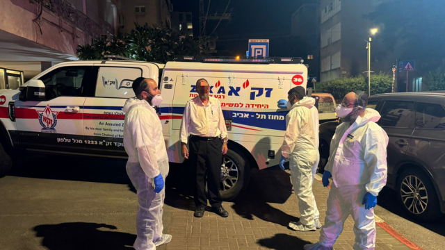 זירת האירוע בהרצליה