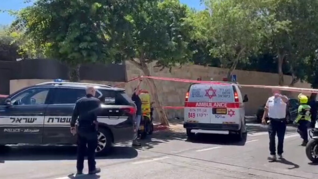 זירת האירוע בהרצליה פיתוח
