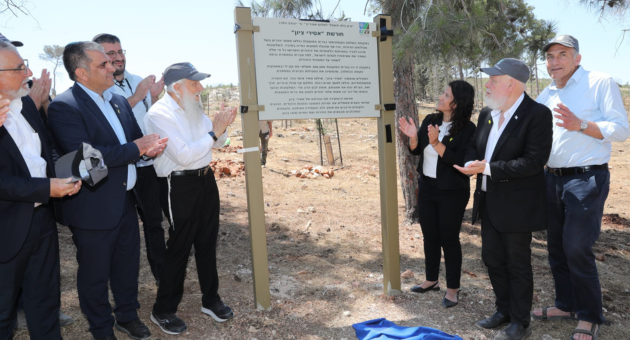 חורשת אסירי ציון ביער צ'רצ'יל בנוף הגליל