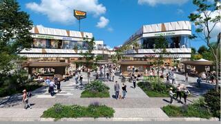 הדמיית המרכז המסחרי החדש ברחוב גיסין פתח תקוה