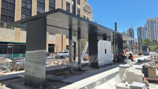 התחנות החדשות של הרכבת הקלה בירושלים