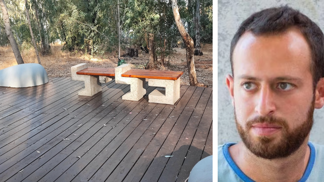 פינת ההנצחה לזכרו של כליל קמחי ז"ל (אחרי השיקום)