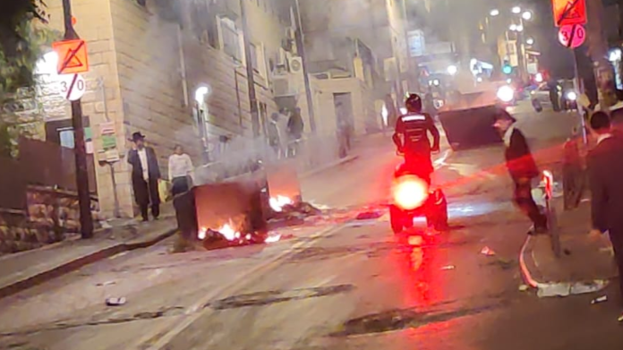 הצתות של חרדים בירושלים