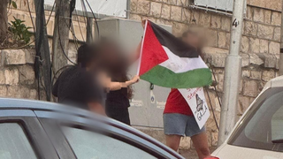 הפגנת לעצירת המלחמה בעזה במושבה הגרמנית חיפה