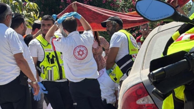 זירת האירוע בנתניה