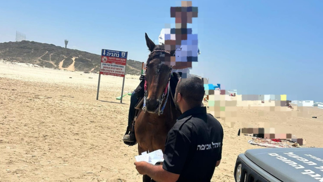 מבצע אכיפה בחופי נתניה