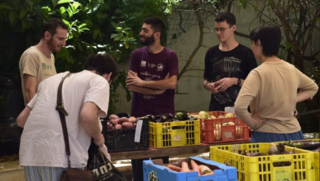 מיזם הירקות בנחלאות, גלעד שוורץ שני מימין