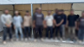 שוהים בלתי חוקיים שנתפסו בשכונת אחוזה חיפה