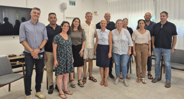 נציגי קרן היסוד והשגרירות הנוצרית בגליל העליון
