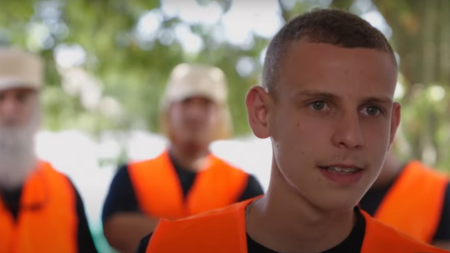 צילום מתוך הסרטון נגד ונדליזם בנתניה