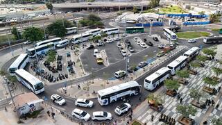 תגבור אוטובוסים בתחנת רכבת סבידור תל אביב מרכז