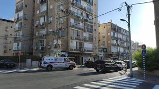 מזירת האירוע בבת ים