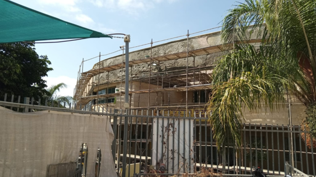 השיפוצים בבית ספר חב"ד נתניה