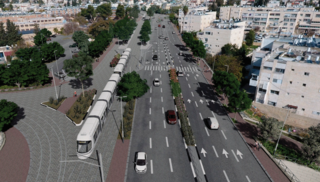הקו הירוק של הרכבת הקלה. תשכחו מ-2025