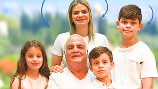 משפחת זכרון יוסף: רם בנדו, הבת נורית סטרוביסקי והנכדים - לוטם, עומר ופלג