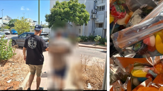 החשוד מראשון לציון שנעצר והממתקים