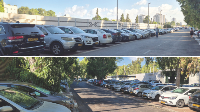 חניוני הרכבת בקרית מצקין