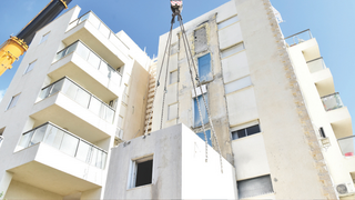 פירוק מגדל הממד"ים ברמות ספיר חיפה
