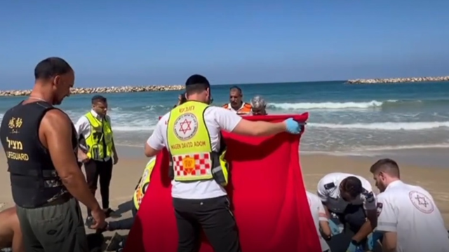 תיעוד מהטביעה בנתניה