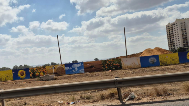 עבודות ההקמה של הדיפו של המטרו בפתח תקוה