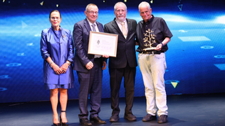 חתן פרס נובל פרופ' אהרון צ'חנובר  בפסגת רמב"ם חיפה 2025