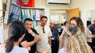 "עם כלביא" ביקור תמיכה במרפאות