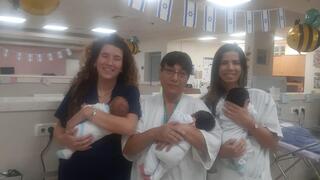 התינוקות שנולדו בראש השנה בשמיר אסף הרופא
