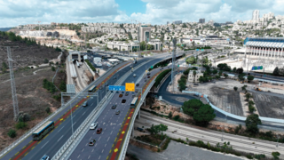 יותר נת"צים. כך ייראה כביש בגין באזור מלחה