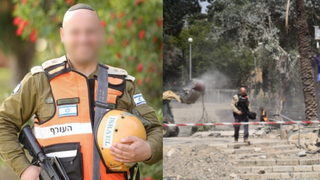 סא"ל ב' מג"ד 355 פיקוד העורף ואתר נפילה בשכונת הדר חיפה