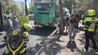 מזירת התאונה הקשה בראשון לציון