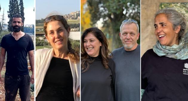 מימין: אילה נוי מאיר, אביאלה ושגיא חיאל, איילת מרגלית וסנדי בן זקן 