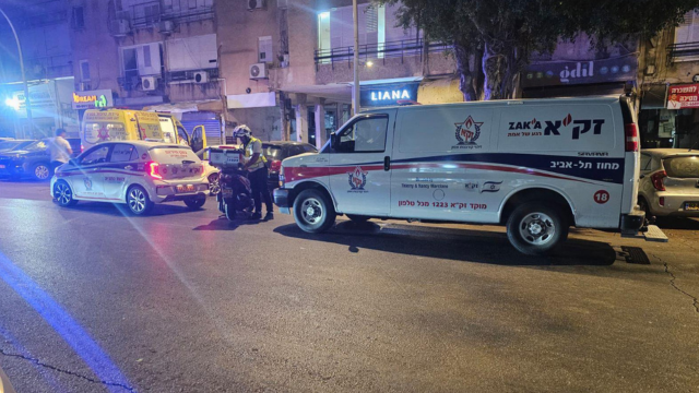 זירת האירוע ברחוב הרב קוק