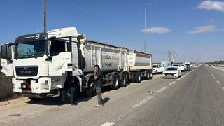 המשאית שנתפסה