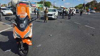 מזירת התאונה הקשה בצומת ביל"ו
