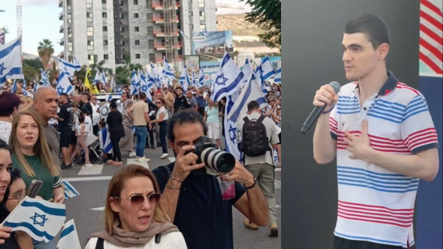 מקסים הרקין מגיע הביתה לטירת כרמל