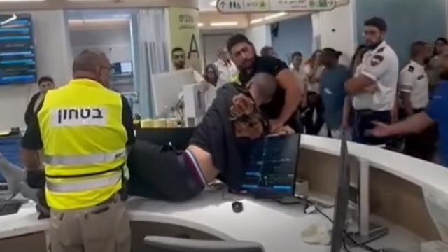 תקיפה במיון בית חולים מאיר