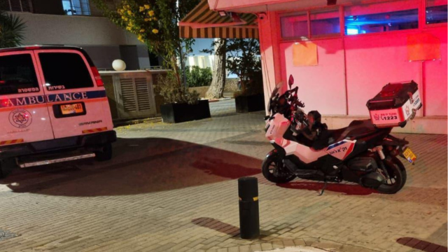 זירת האירוע בהרצליה