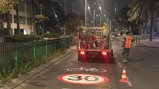סימונים חדשים בכבישי ראשון לציון