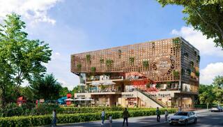 המרכז המסחרי בשכונת רחובות הצעירה 