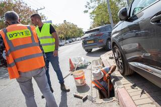 היערכות לקראת הסופה ביירון בפתח תקוה