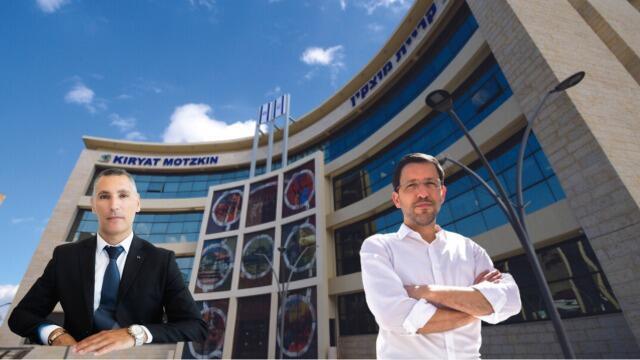 ציקי אבישר (מימין) ומשה פרץ 