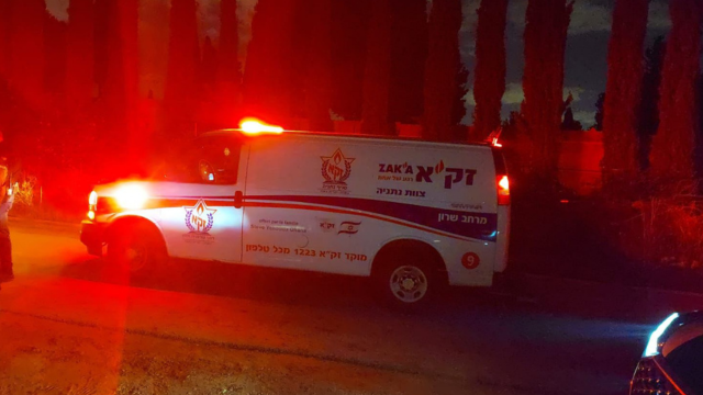 זירת האירוע בנתניה