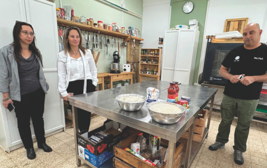 ביקור ראש המועצה במרכז של עמותת רמת השניים