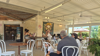 בית הקפה החדש בגן הבוטני