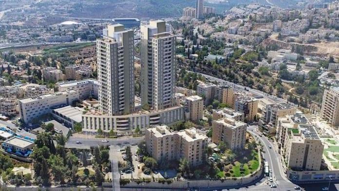 המגדלים כפי שהוצגו בתכנית המקורית. הדמיה: משרד הוק אדריכלים