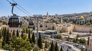 רכבל לכותל. אילוסטרציה