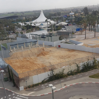 השטח עליו יתמקמו המגלשות | צילום באדיבות תושבים